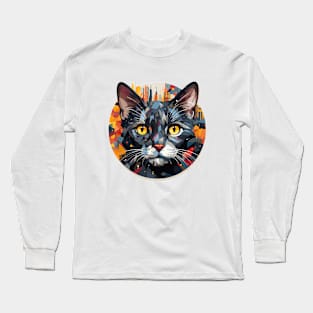 Cat Animal World Pet Dog Loving Fun Long Sleeve T-Shirt